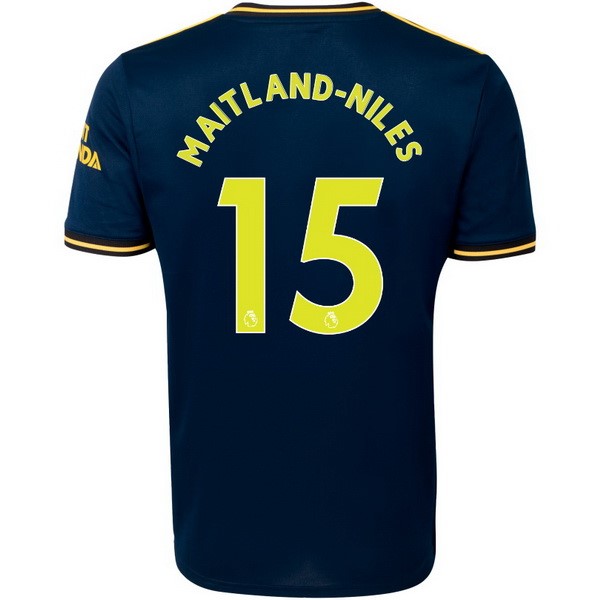 Camiseta Arsenal NO.15 Maitland Niles Tercera equipación 2019-2020 Azul